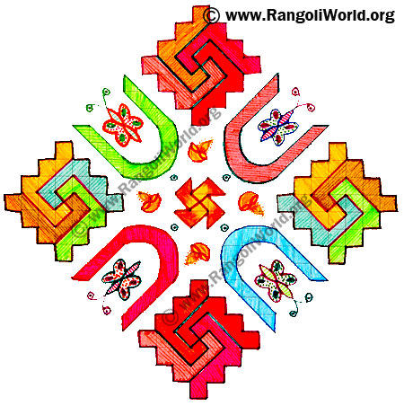 Butterfly Kolam