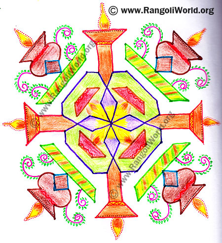 Deepam Kolam