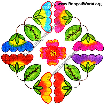 Flower Kolam
