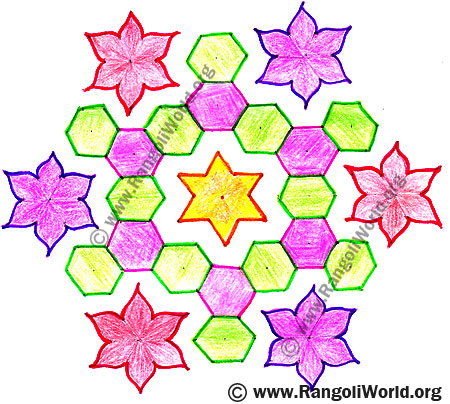 Flower Kolam