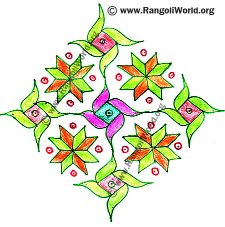 Flower Kolam