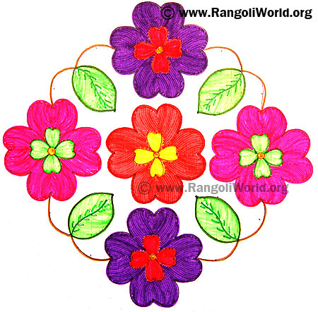 Flower Kolam