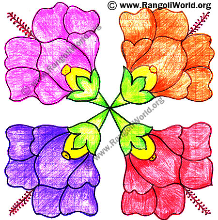 Flowers Kolam