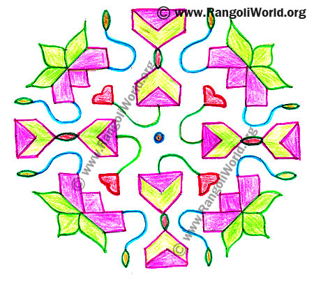 Lotus Kolam
