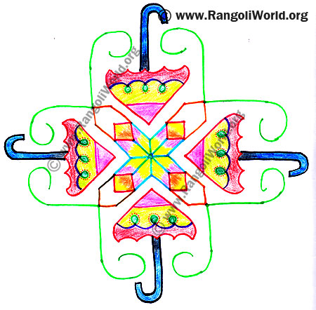 Umbrella Kolam