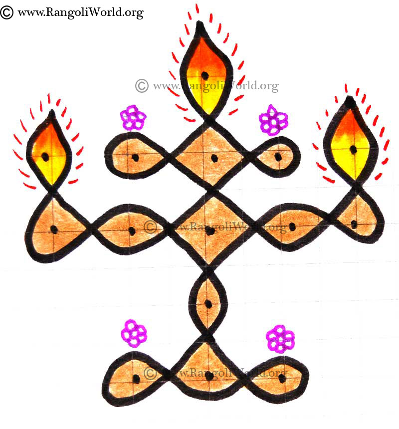 5 to 1 Sikku Kolam
