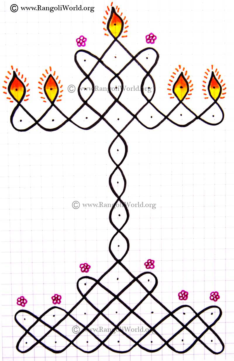 7 1 parallel dots kuthuvillaku sikku kolam
