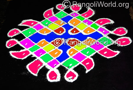Pooja sikku neli kolam 8 pulli feb 2016