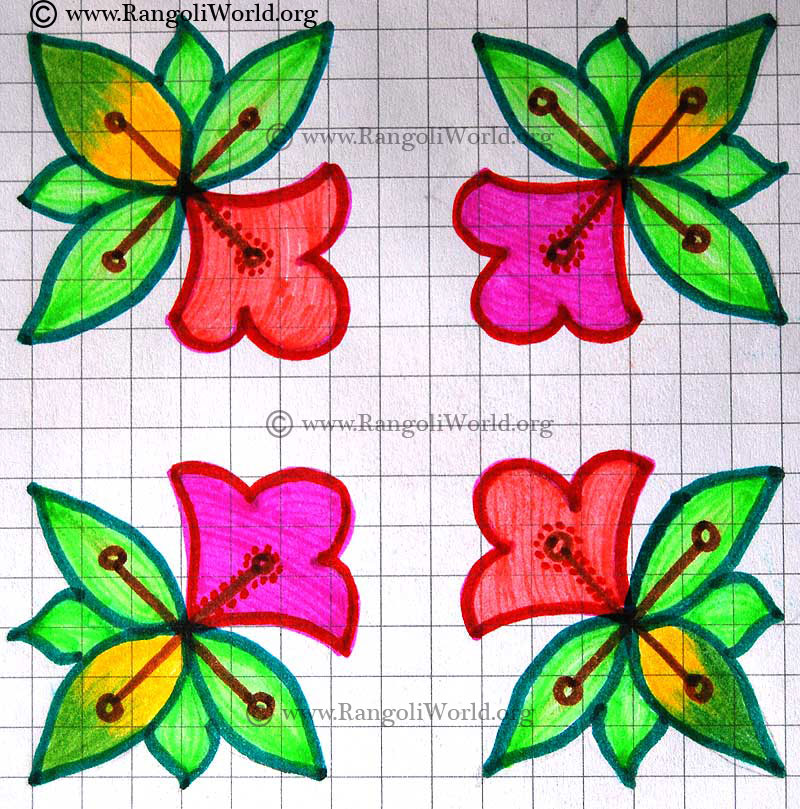  flower kolam