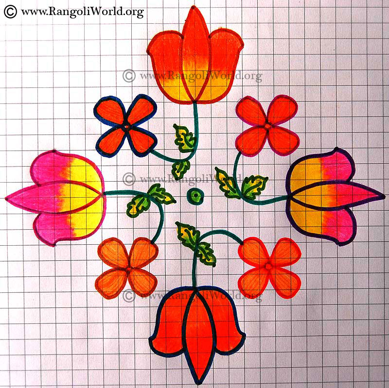 Lotus Kolam