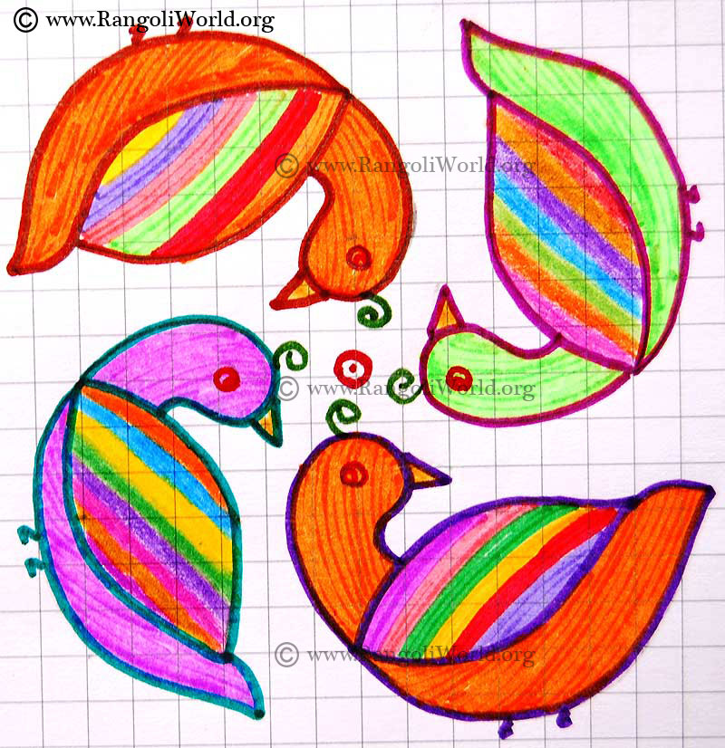 Bird Kolam