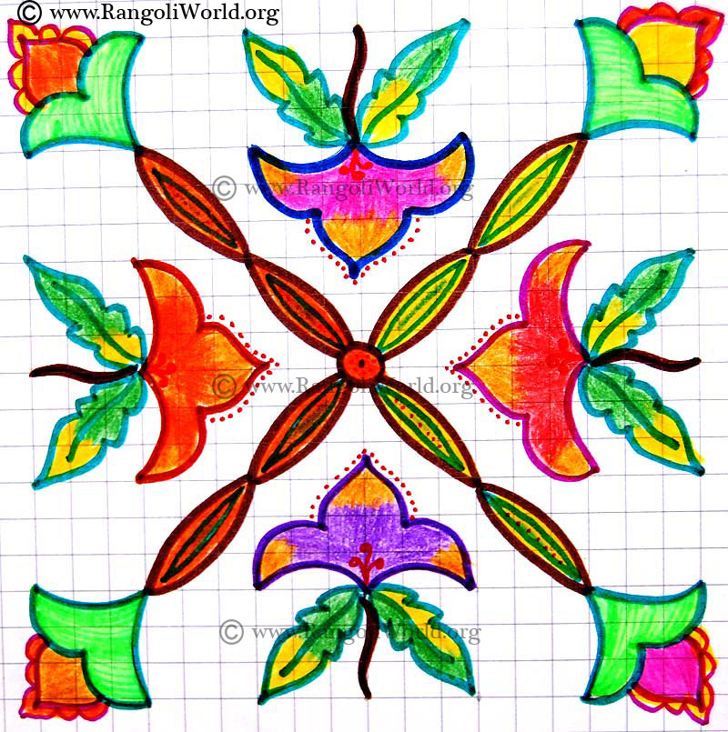 Flower Kolam