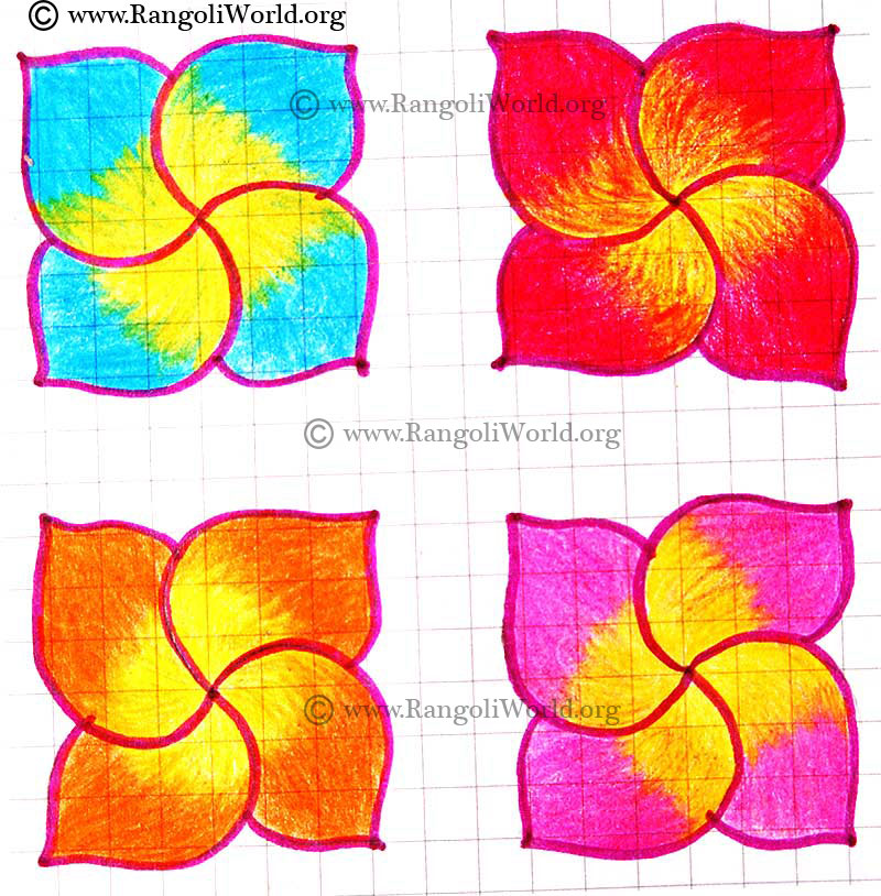  swastik flower kolam