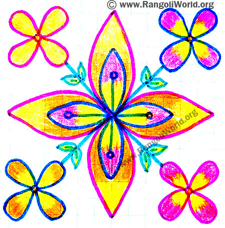 Flower Kolam