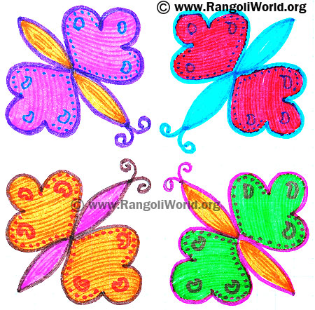 Butterfly Kolam