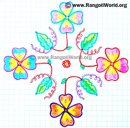 Flower Kolam