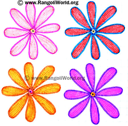 Flower Kolam