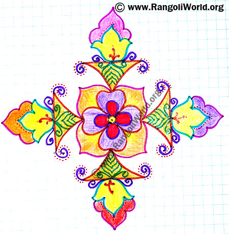 Flower Kolam