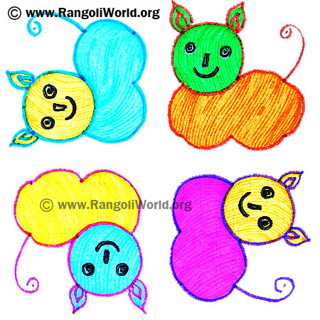 Puppy Cat Kolam