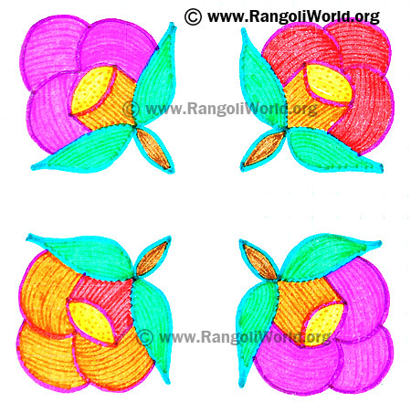 Rose Kolam