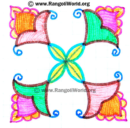 Flower Kolam
