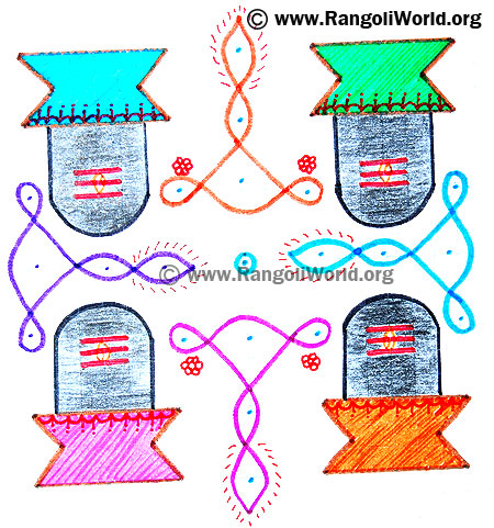 SivaLingam Kolam
