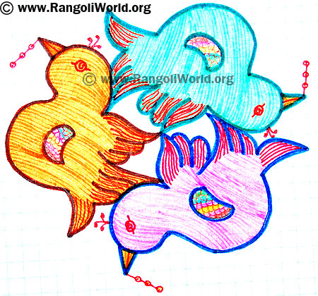 Bird Kolam