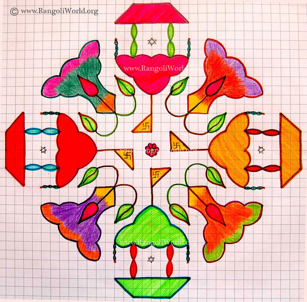 chariot of god kolam