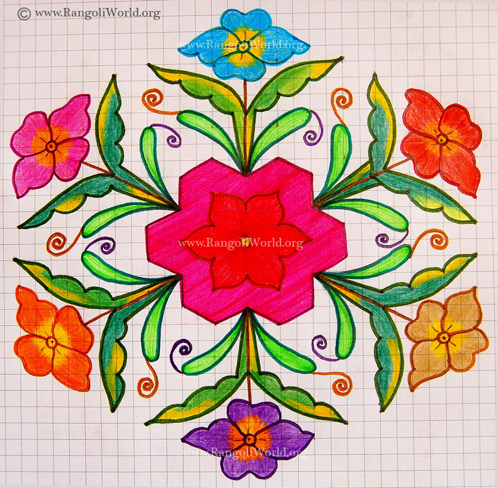 Flower Kolam