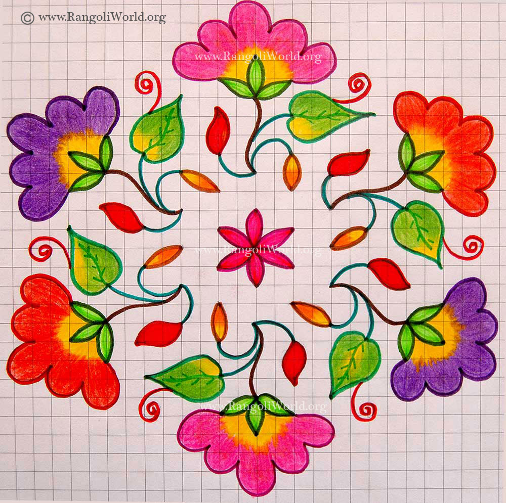 Flower Kolam