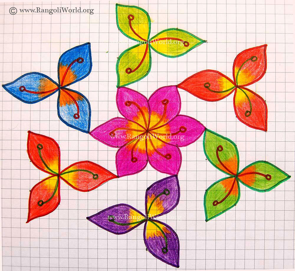 Flower Kolam