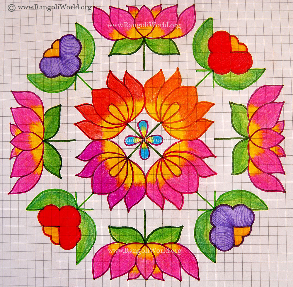 Lotus Kolam