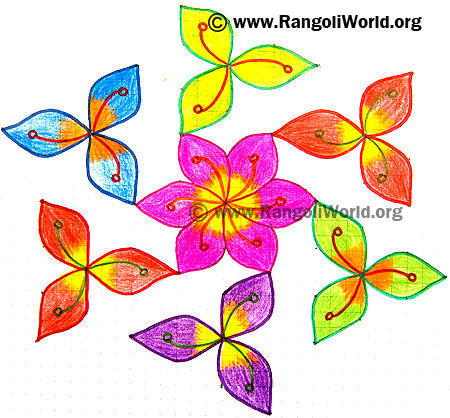 Flower Kolam