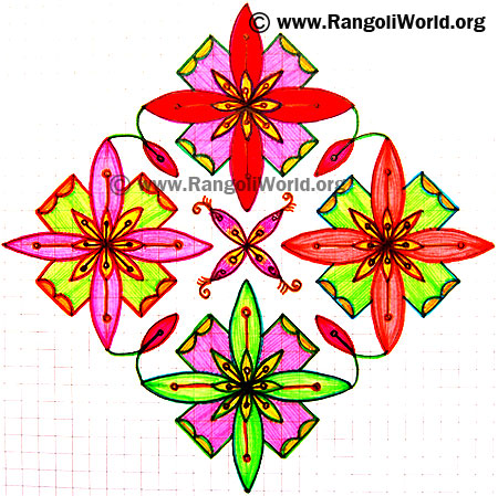Flower Kolam