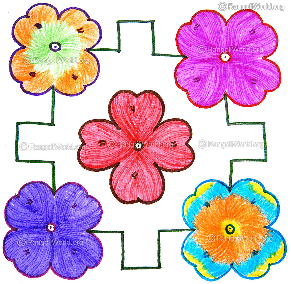 Flower kolam jan 2015