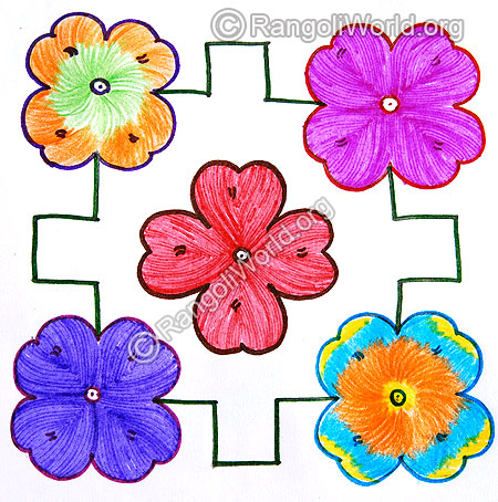 Flower kolam jan 2015