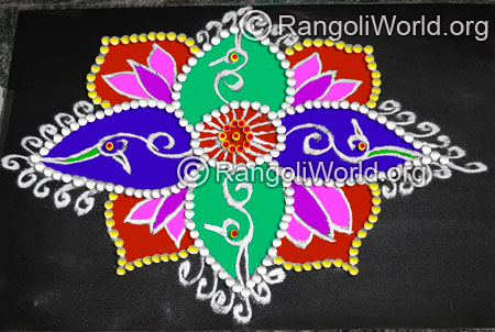 Festival freehand rangoli margazhi 2016