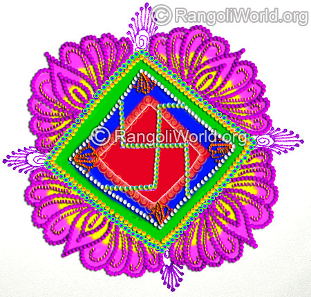 Sanskar bharti rangoli design
