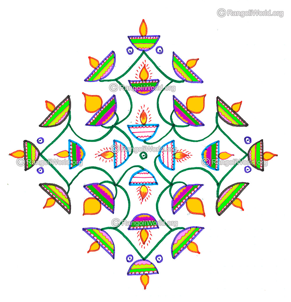 Deepam vilakku kolam margazhi dec jan 2016