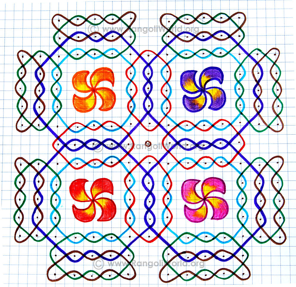 Flower Sikku Kolam