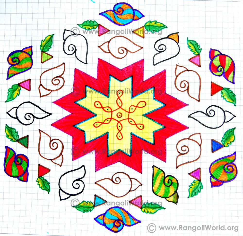 Snail Kolam