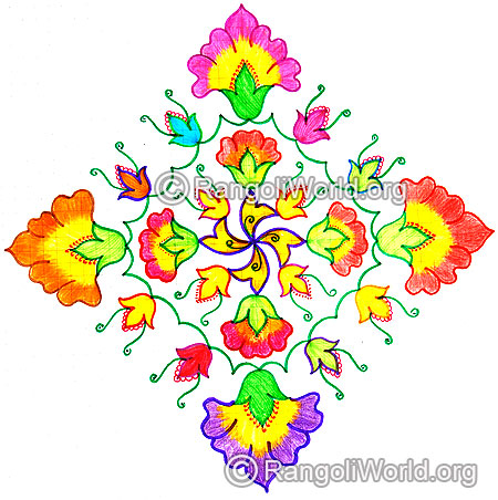 Flower Kolam