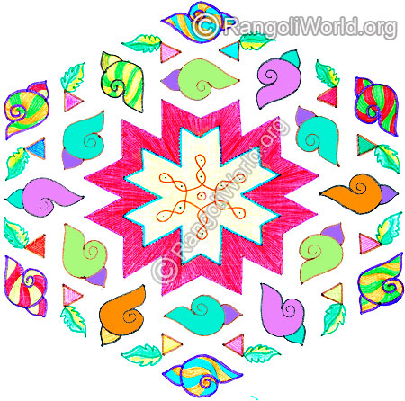 Snail Kolam