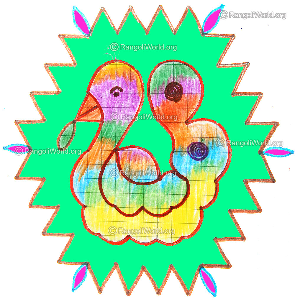 swan bird kolam jan1 2015