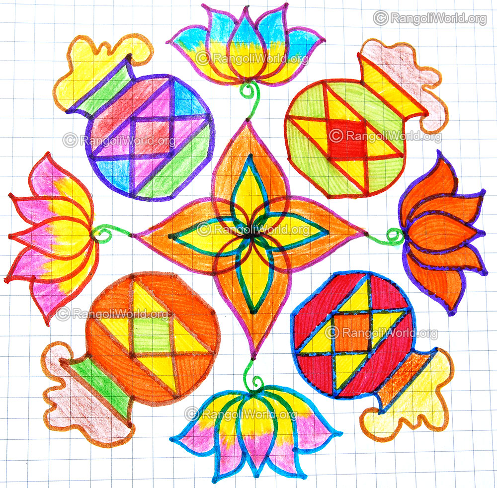 Pongal effervescence kolam