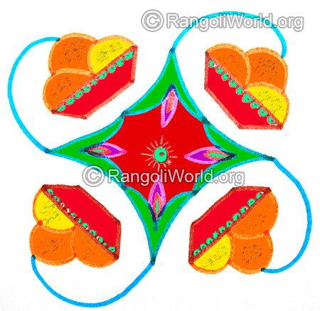 Pongal sweet kolam 2016