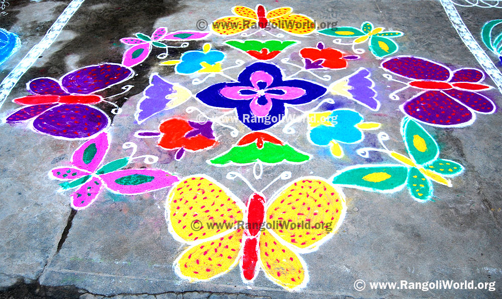 Butterfly kolam jan14