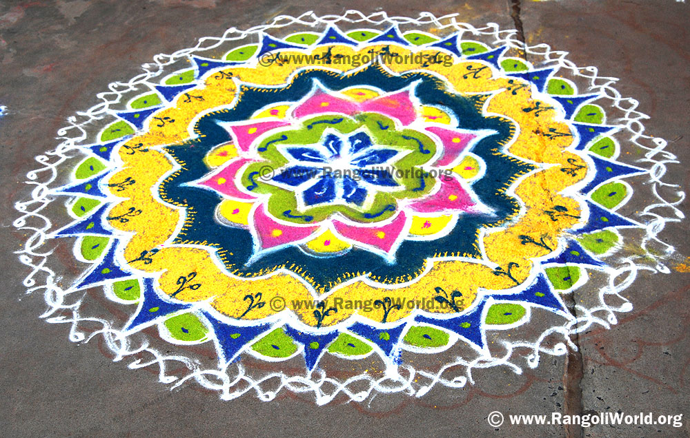 Freehand Rangoli