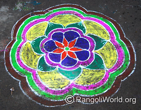 simple Rangoli