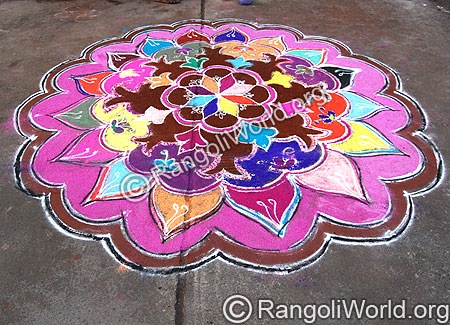 Freehand Rangoli